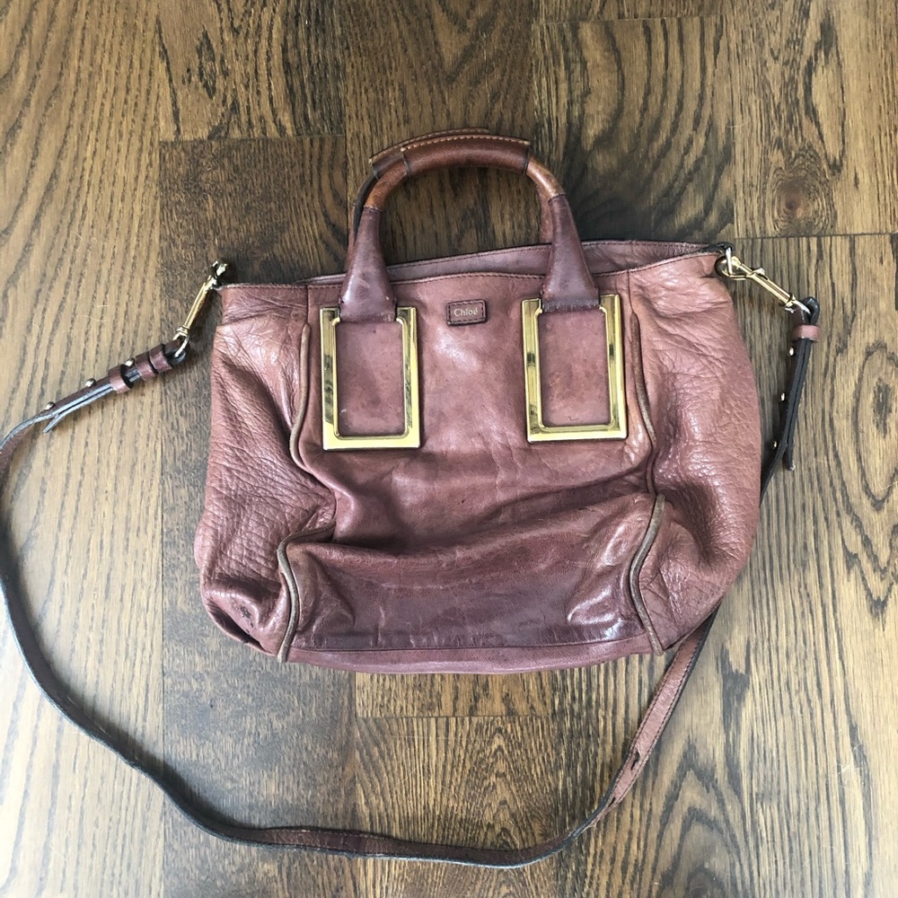 Chloe Ethel Leather Satchel, 100% Authentic.